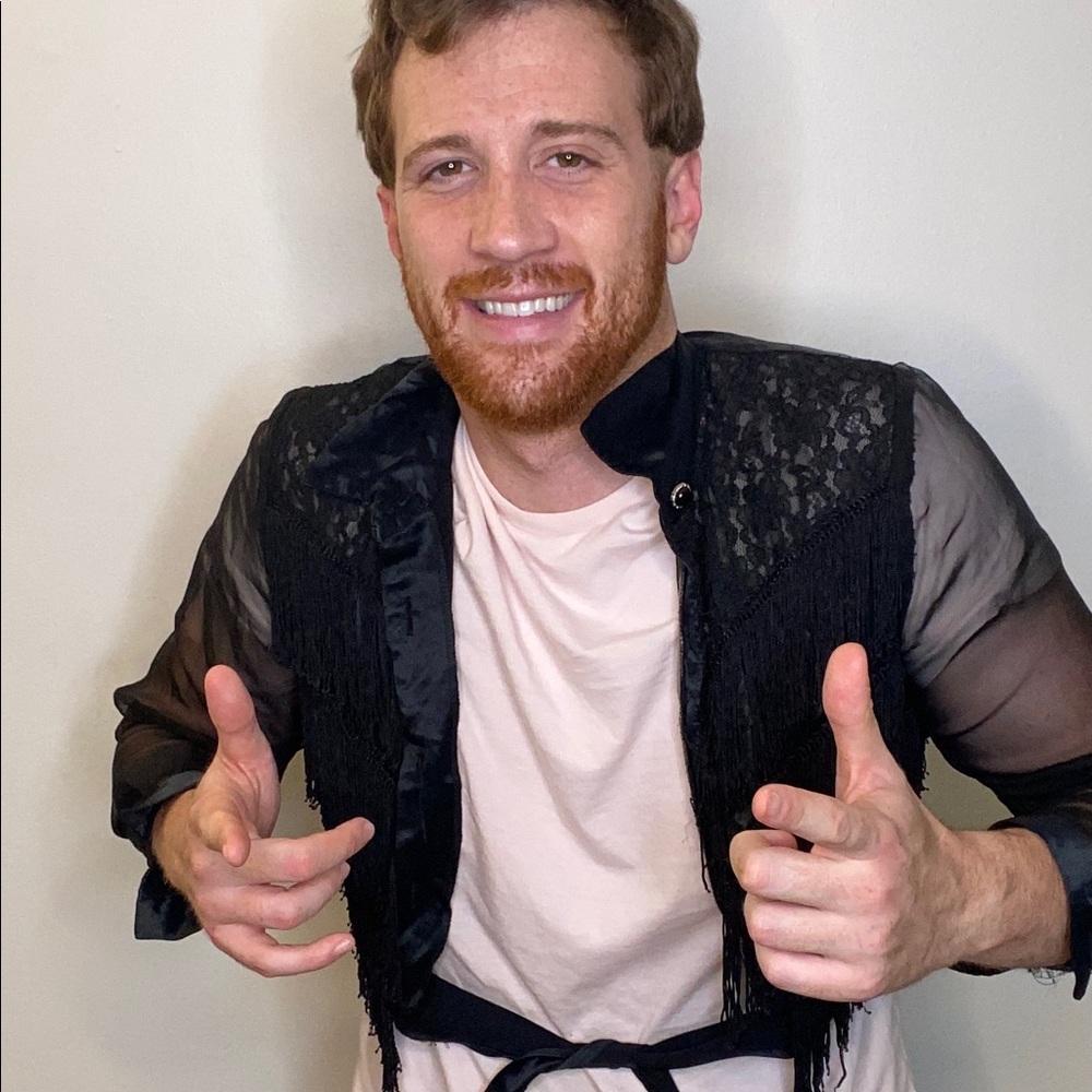 Vintage - Cowgirl - Lace, fringe top